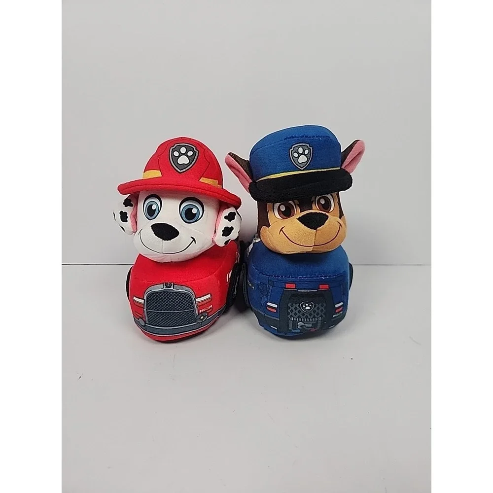 PAW Patrol Toddler Boys 3D Plush Slippers Size 7-8 Chase Marshall House Shoes